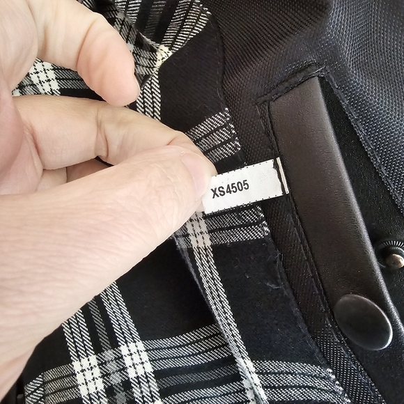 Xelement Unisex Black Leather Motorcycle Vest 4XL Conceal Carry Flannel Lined - Picture 13 of 16